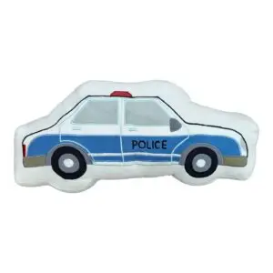 Police Car Throw Pillow