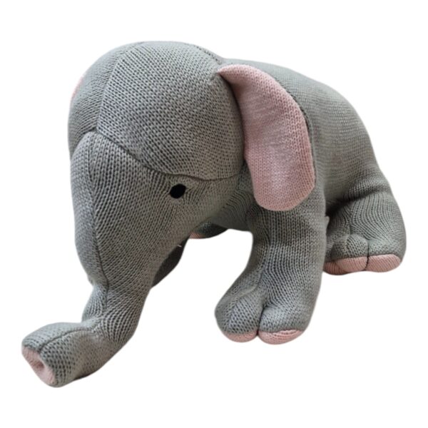 Knitted Elephant Plush Toy