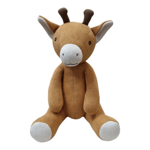 Knitted Giraffe Plush Toy